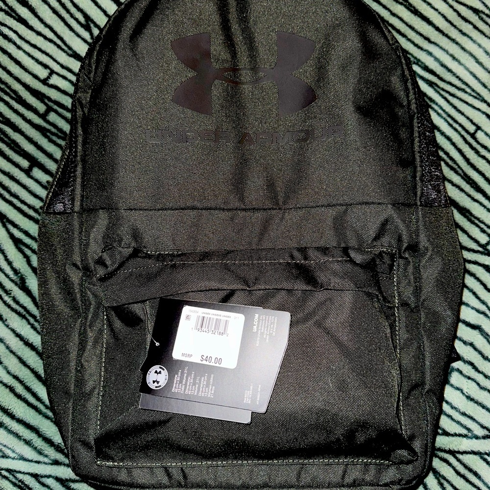 New Unisex under armor youth backpack color Black